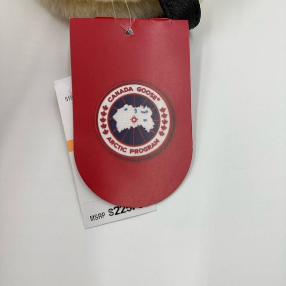 Canada Goose Ladies  Shearling Co-Pilot Winter Aviator Hat 5188L New W Tags - Picture 12 of 14